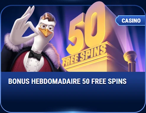 bonus hebdomadaire 50 free spins-FR